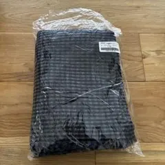 C&S 綿麻サッカー×ギンガム　ブルーグレー×ネイビー　3m