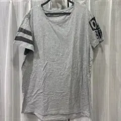 Diesel ONLY THE BRAVEグレー ロゴTシャツ XLサイズ