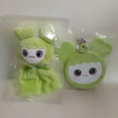 TWICE ジョンヨン　てるてるバッグチャーム　缶バッジキーホルダー