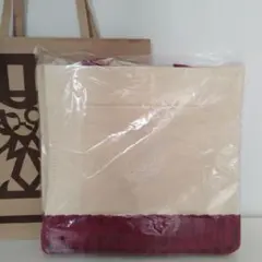 コメダ珈琲ドムドムコラボ　福袋 赤 トートバッグ