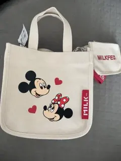 MILKFED. ミッキーマウス トートバッグ　ディズニーストア　新品未使用