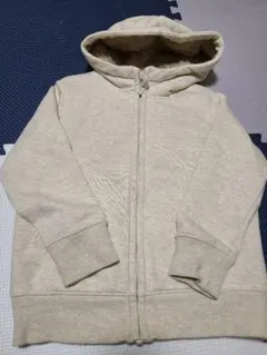 フリース裏地 フルジップパーカー キッズサイズ