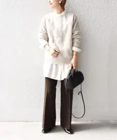 SHIPS ニットパンツ イージーパンツ カジュアルパンツ