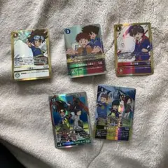 デジモンカード　パラレル　5種