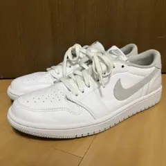 【超美品】Air Jordan 1 Low OG Neutral Grey