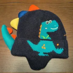 恐竜デザイン ニット帽