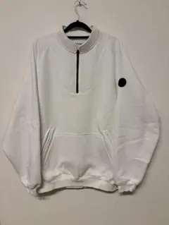 Evisen ハーフジップ スウェット XL ホワイトのサムネイル
