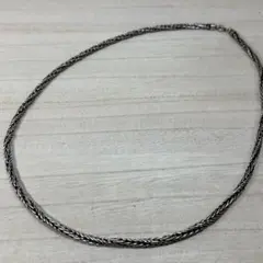 シルバー925 ツイストデザインチェーン シルバーチェーン55センチ 27g 