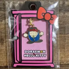 ドラえもん ハローキティ コラボ チャーム キーホルダー ころばし屋