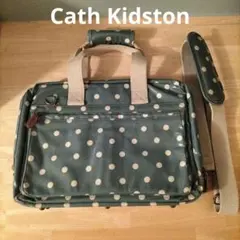 【Cath Kidston 】ドット柄 ノートPCケース　ショルダーバッグ