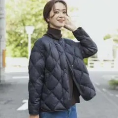 URBAN RESEARCH DOORS ライトダウンキルトショートブルゾン