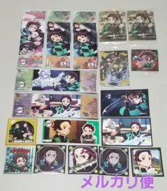 鬼滅の刃★竈門炭治郎セット ウエハース3  デコステッカー  ロングステッカー