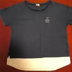 Wilson ウィルソン 半袖Tシャツ ベア刺繍 ネイビー Mのサムネイル