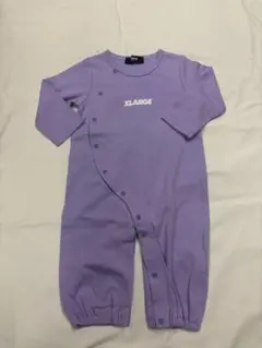 XLARGE kidsラベンダー ロンパース80センチ