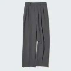 ユニクロ　UNIQLO タックワイドパンツ