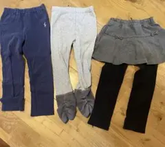 ボトムス3点セット（ネイビー・グレー・ブラック）