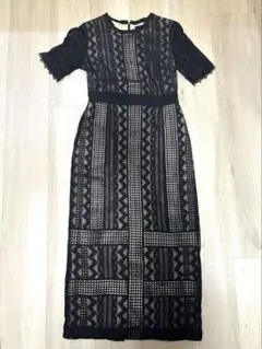 【美品】LAGUNAMOON ワンピースドレス　Sサイズ　黒