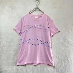 ellesse/Tシャツ/L/プリント ロゴ刺繍 半袖 カジュアル ピンクのサムネイル