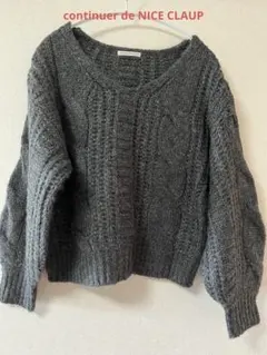⭐️continuer de NICE CLAUP⭐️レディースニット