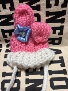 小型犬、猫ちゃん用ニット帽