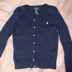 ケーブル カーディガン