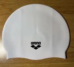 arena シリコンキャップ ホワイト Fサイズ