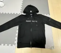 PEARLY GATES ブラック フード付きパーカー サイズ4