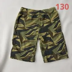 売り切り価格！エフオーキッズ　迷彩柄ハーフパンツ　130