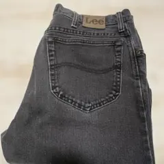 Leeブラックデニムサイズ表記w34