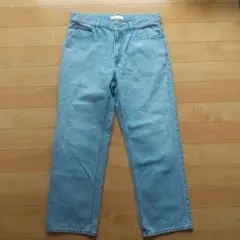 ユニクロ JWアンダーソン コラボ ワイドストレートデニムパンツ W35