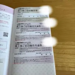 匿名配送　東急ハーベスト東急ハーヴェストクラブ 東急不動産株主優待券　3枚