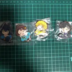鬼滅の刃　ラバーストラップ 4点セット