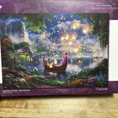 【美品】ディズニー ジグソーパズル 1000ピース TANGLED ラプンツェル