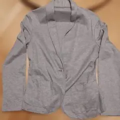 UNIQLO　ユニクロ　グレー　 テーラードジャケット スウェット素材