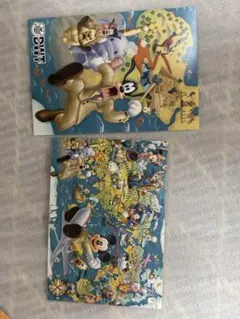 ディズニー ポストカード 4枚セット、ドラえもんレターセット2枚セット