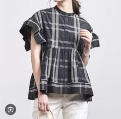 UNITED ARROWS チェック柄半袖シャツ