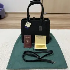 極美品✨️KLEINKAROO オーストリッチハンドバッグ JRA認定 黒2way