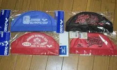 arena スイムキャップ3個　MIZUNO スイムキャップ1個