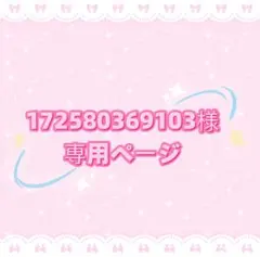 172580369103様専用ページ