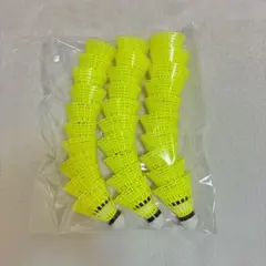 バドミントン シャトル 黄色 30個 練習 野球 羽根 イエロー 軽量 大容量のサムネイル