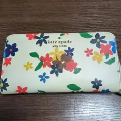 kate spade NEW YORK 花柄 ラウンドファスナー長財布のサムネイル