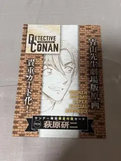 名探偵コナン サンデーGX特別付録カード 萩原千速 - メルカリ
