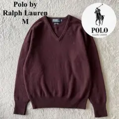 最終価格✨良品 ラルフローレン バーガンディ ウールニットセーター M