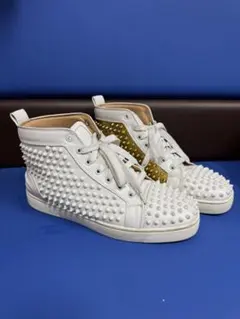 Christian Louboutin /ゴールドハイカットスニーカー