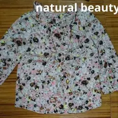 NATURAL BEAUTY BASIC 　花柄ブラウス