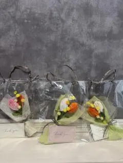 モールフラワーミニ花束　3セット