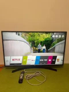 値下げ　ジャンク品　LG 43V型 4K液晶スマートテレビ　Wチューナー 公式】43V型 4Kチューナー内蔵 液晶テレビ - 43UR8000PJB | LG