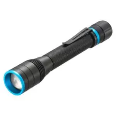 《オーム電機》懐中電灯　クリップ付きズームライト