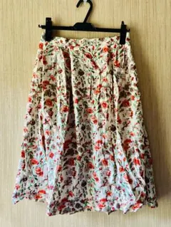 ユニクロ イネス 花柄フレアスカート 新品 67 ギャザースカート ワンピース