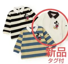 ⭐️新品タグ付⭐️petitmain×Disney ラガー 長袖Tシャツ 110